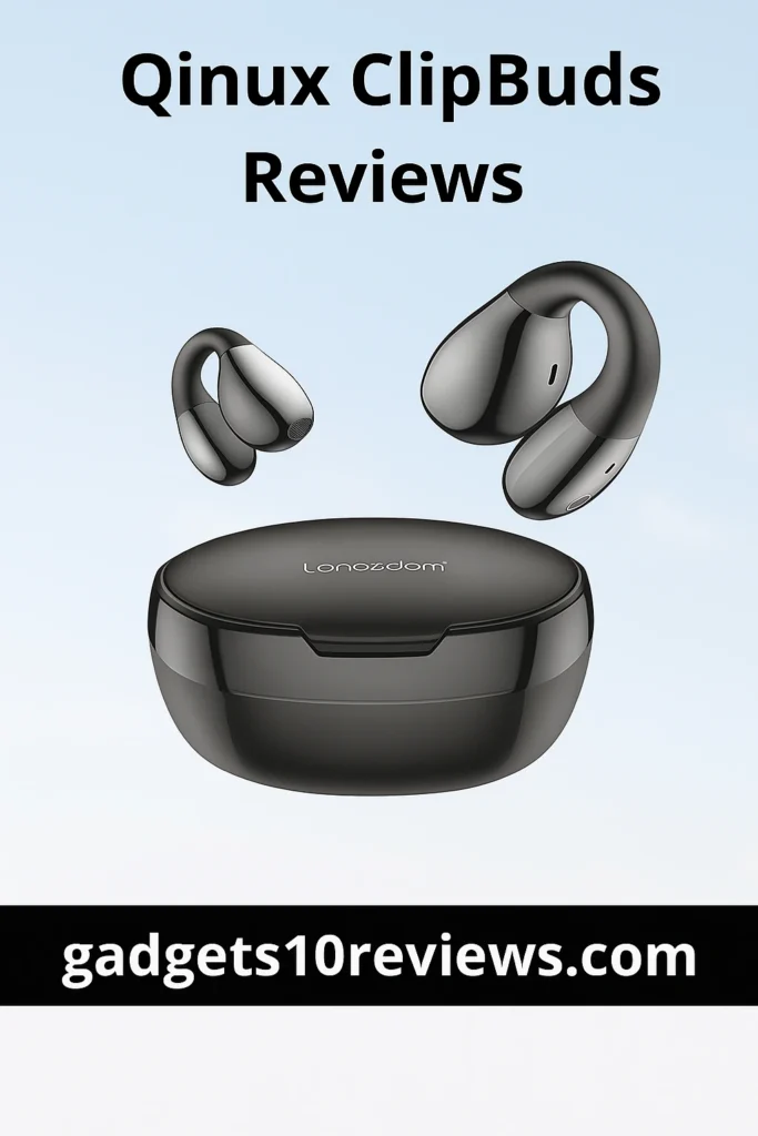 Qinux ClipBuds Is An New Technology EarBuds With Noise Cancellation And Many Other Advanced Features.