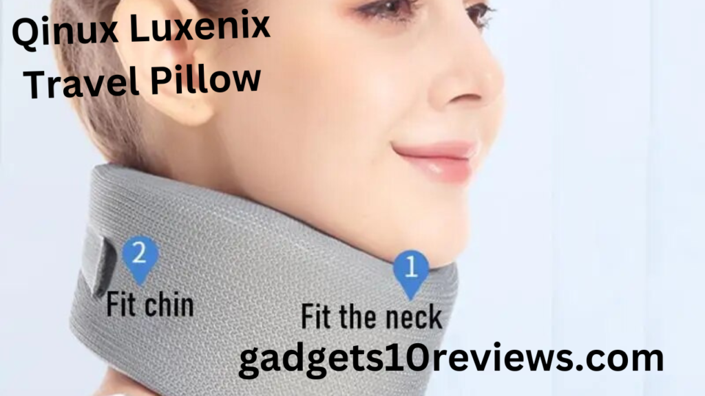 Qinux Luxenix travel pillow – the epitome of comfort and support. Ideal for travel or cozy afternoons at home. Ergonomic design for blissful neck relaxation.