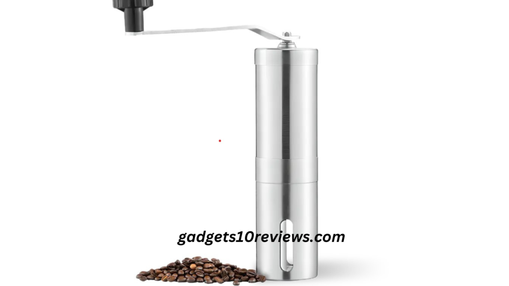 "Qinux Grinie portable coffee grinder - the perfect solution for grinding coffee beans on the go."