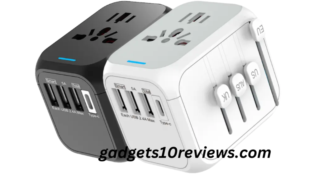 Qinux Travelizi - Universal Adapter with Four USB Inputs
