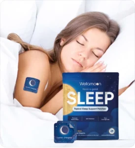 A Girl Is Sleeping peacefully After using Wellamoon Sleep Patches