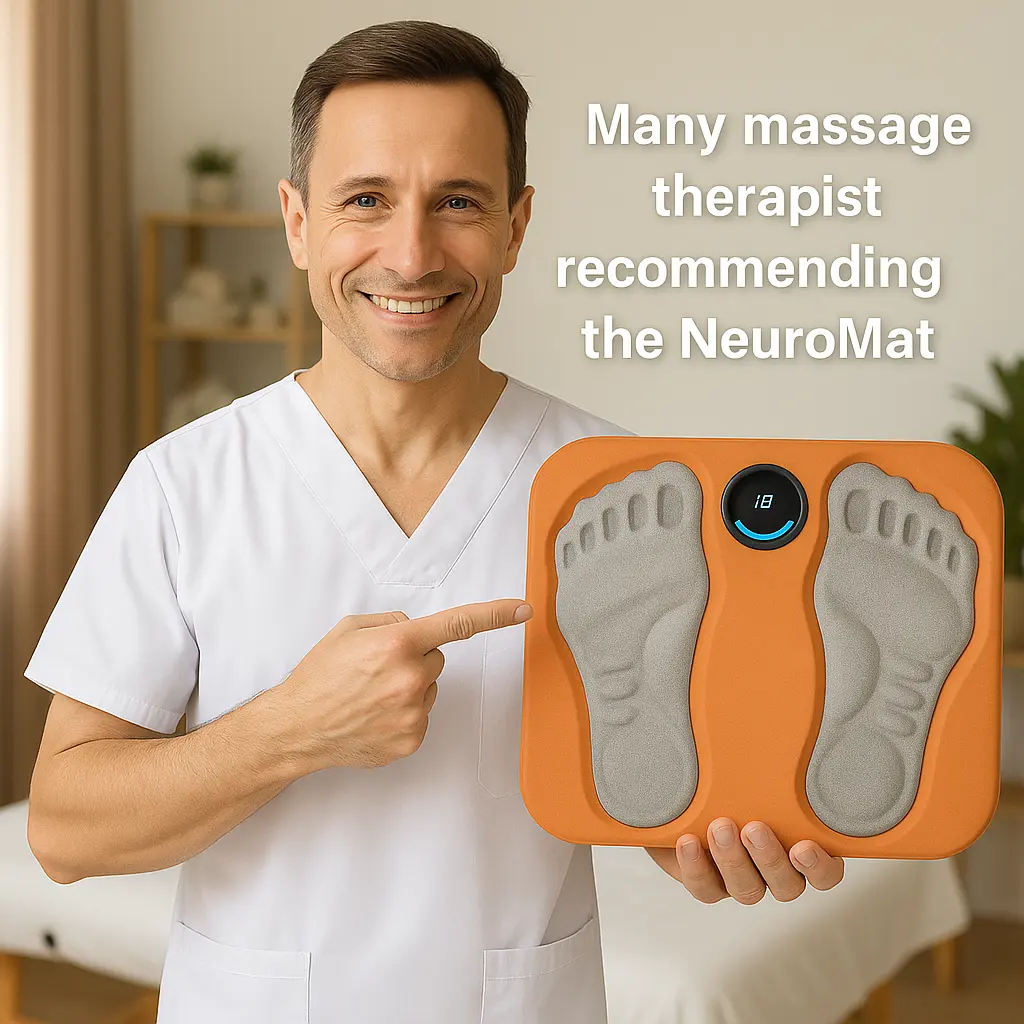 A massage Therapist Is Also Recommending The NeuroMat EMS Massager