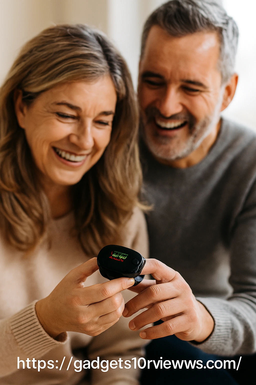 A Couple Is Looking Happy After Using The BloodVitals Device. 
BloodVitals Device Reviews 2025