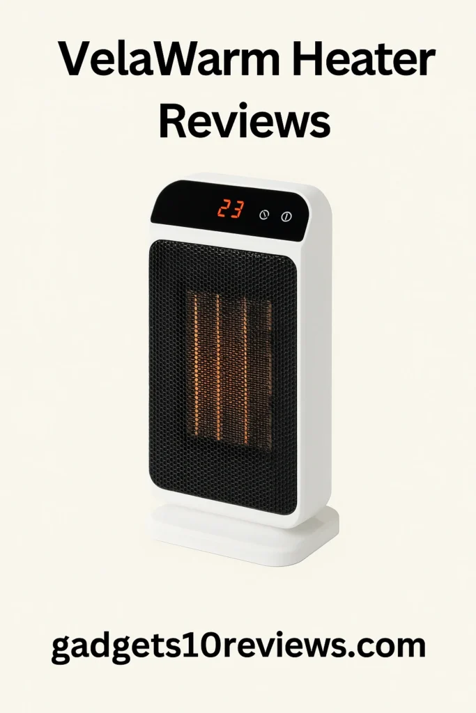 VelaWarm Heater Neat And Clean Clear Image Of This Portable Heater