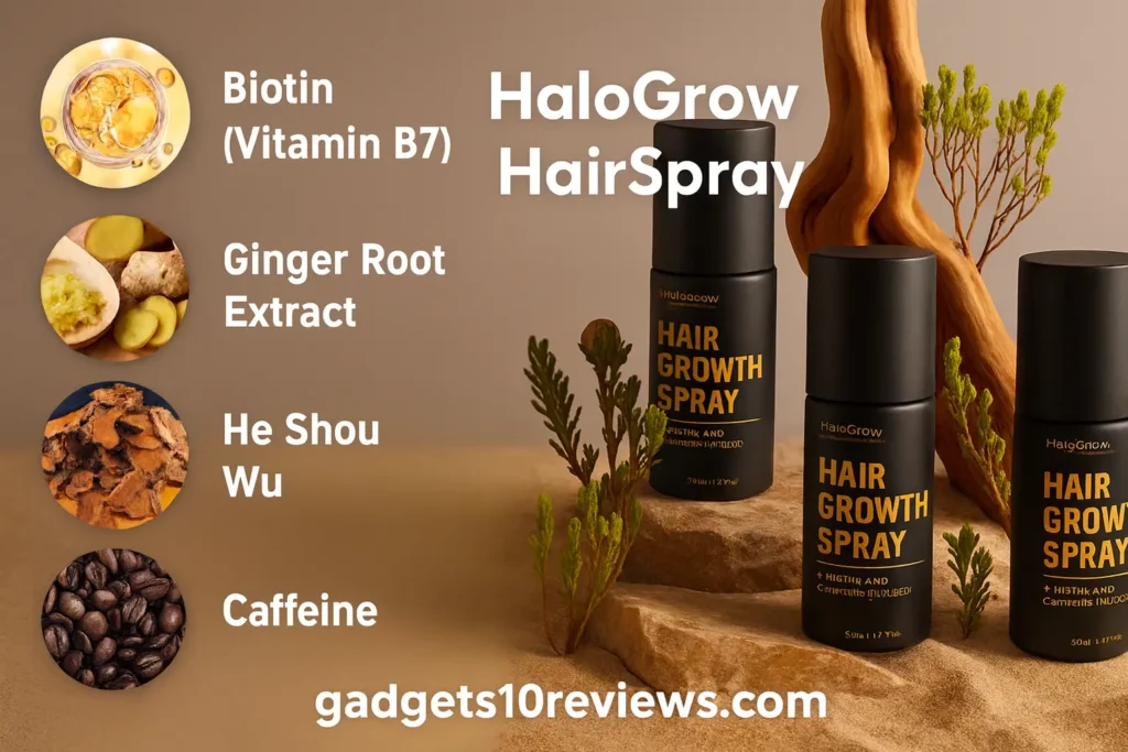 Ingredients In HaloGrow Hair Spray