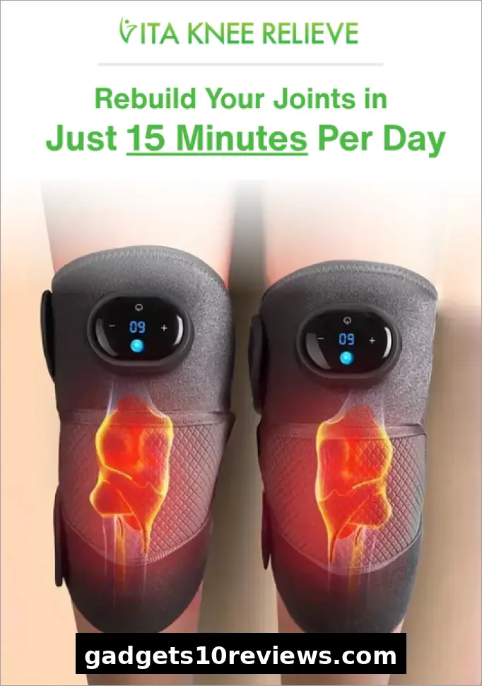 Vita Knee Relieve knee therapy device for pain relief.