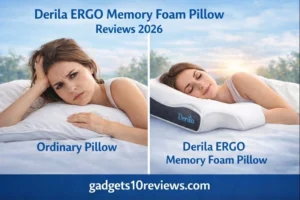 You Can Easily See The Difference in Ordinary Pillow And Derila Memory Foam Pillow & Compare It Which One Is Better.