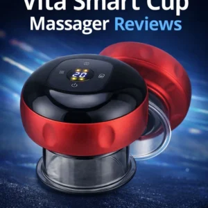 “Vita Smart Cup Massager for deep muscle relief with heat and smart cupping therapy”