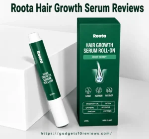 A Clean And Clear look Of The Roota Hair Growth Serum Roll On.