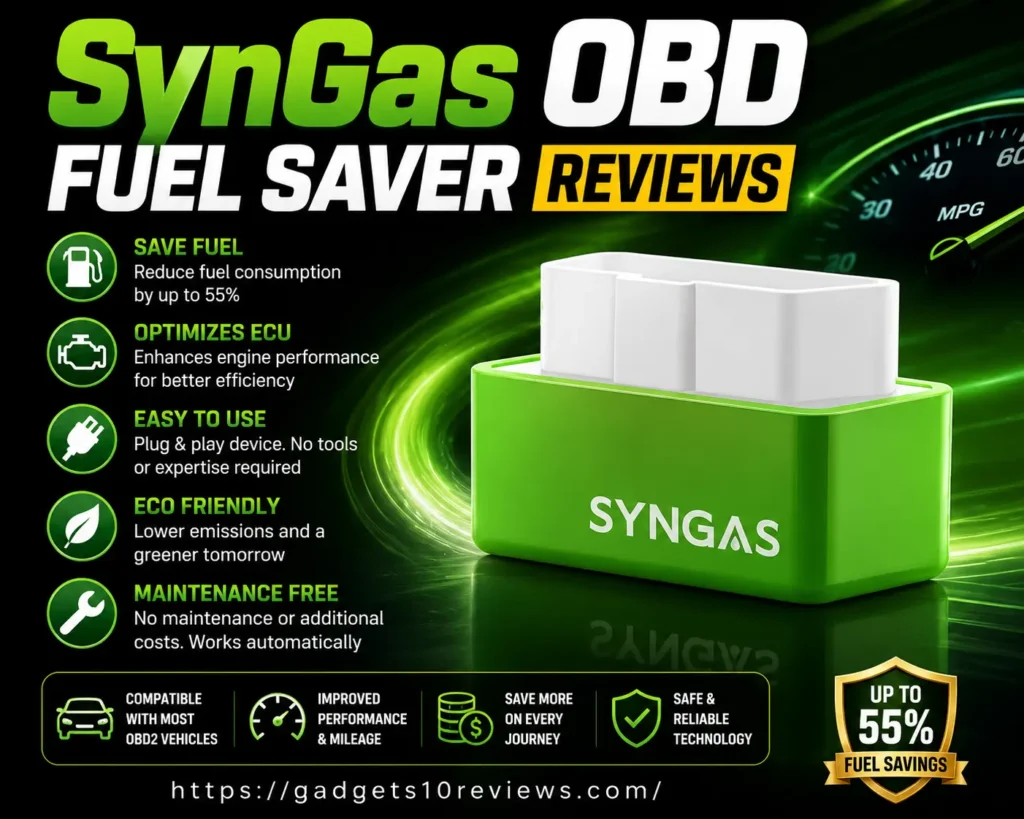 A Clean And Clear look Of SynGas OBD Fuel Saver Device.