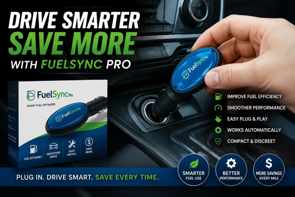 FuelSync Pro smart fuel saver device installed in car for better fuel efficiency and smoother driving performance