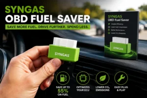 SynGas OBD Fuel Saver featured image showing smart fuel-saving device for better mileage, improved ECU performance, and reduced fuel consumption.