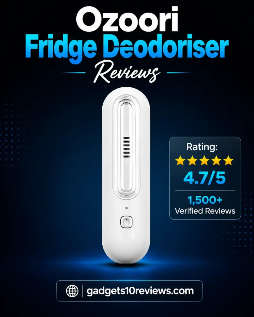 A Clean And Clear looks Of Ozoori Fridge Deodoriser Device.