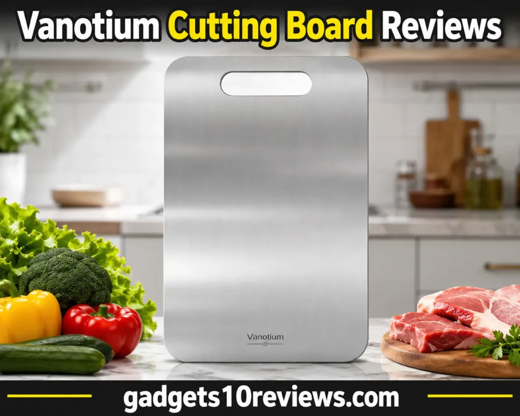 Vanotium Cutting Board Reviews – Premium titanium cutting board for hygienic, durable, and safe everyday food preparation.